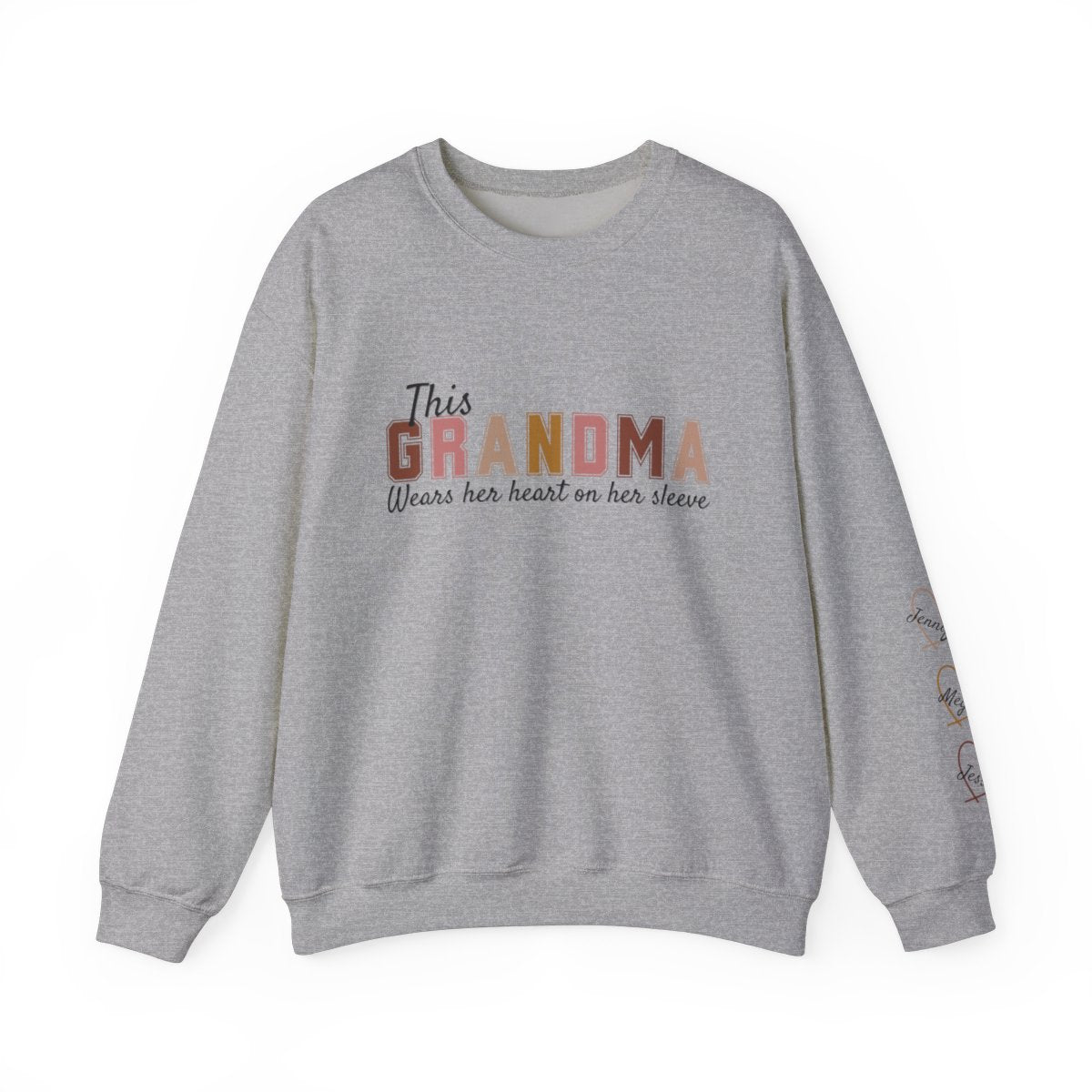 Heart on Sleeve |  GrandMa Sweat Shirt