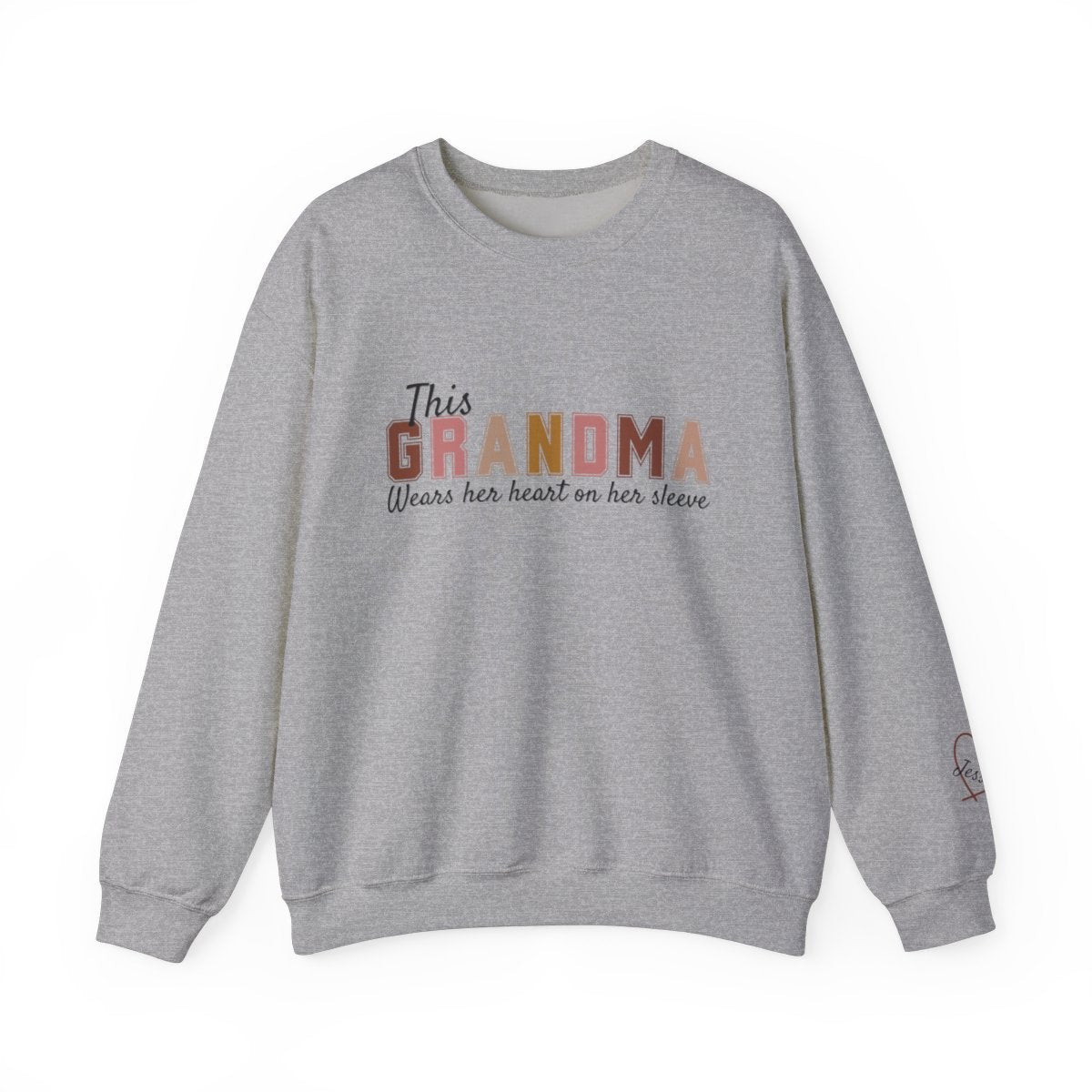 Heart on Sleeve |  GrandMa Sweat Shirt