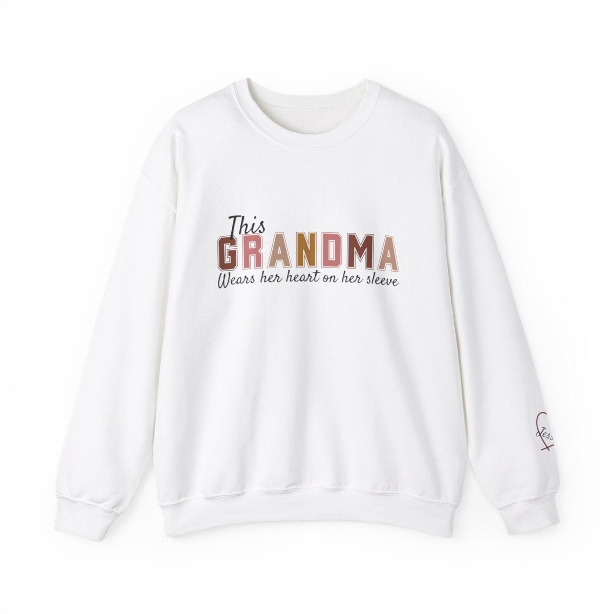 Heart on Sleeve |  GrandMa Sweat Shirt