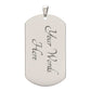 To My Son | Dog Tag Necklace