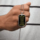 To My Son from Mom | Dog Tag Necklace