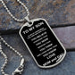 To My Son From Mom and Dad | Dogtag Necklace