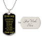 To My Son | Dog Tag Necklace