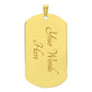 To My Son | Dog Tag Necklace