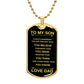 To My Son | Dog Tag Necklace