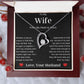 To My Wife | Forever Love Necklace
