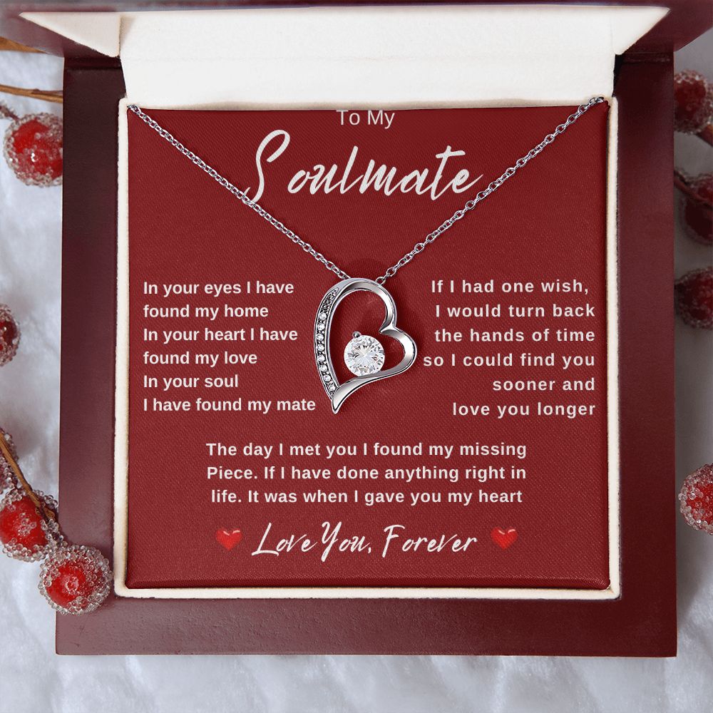To My Soulmate | Forever Love Necklace