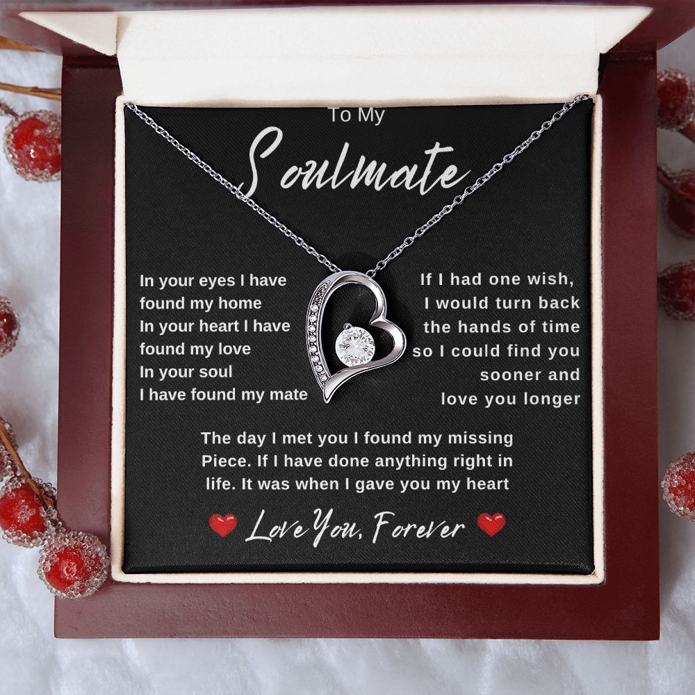 To My Soulmate | Forever Love Necklace