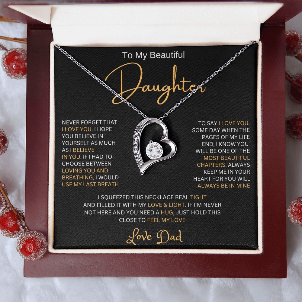 To My Daughter | Forever Love Necklace