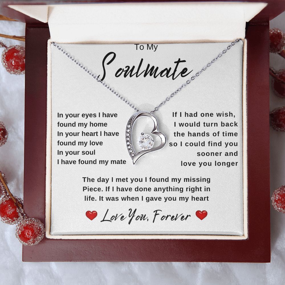 To My Soulmate | Forever Love Necklace