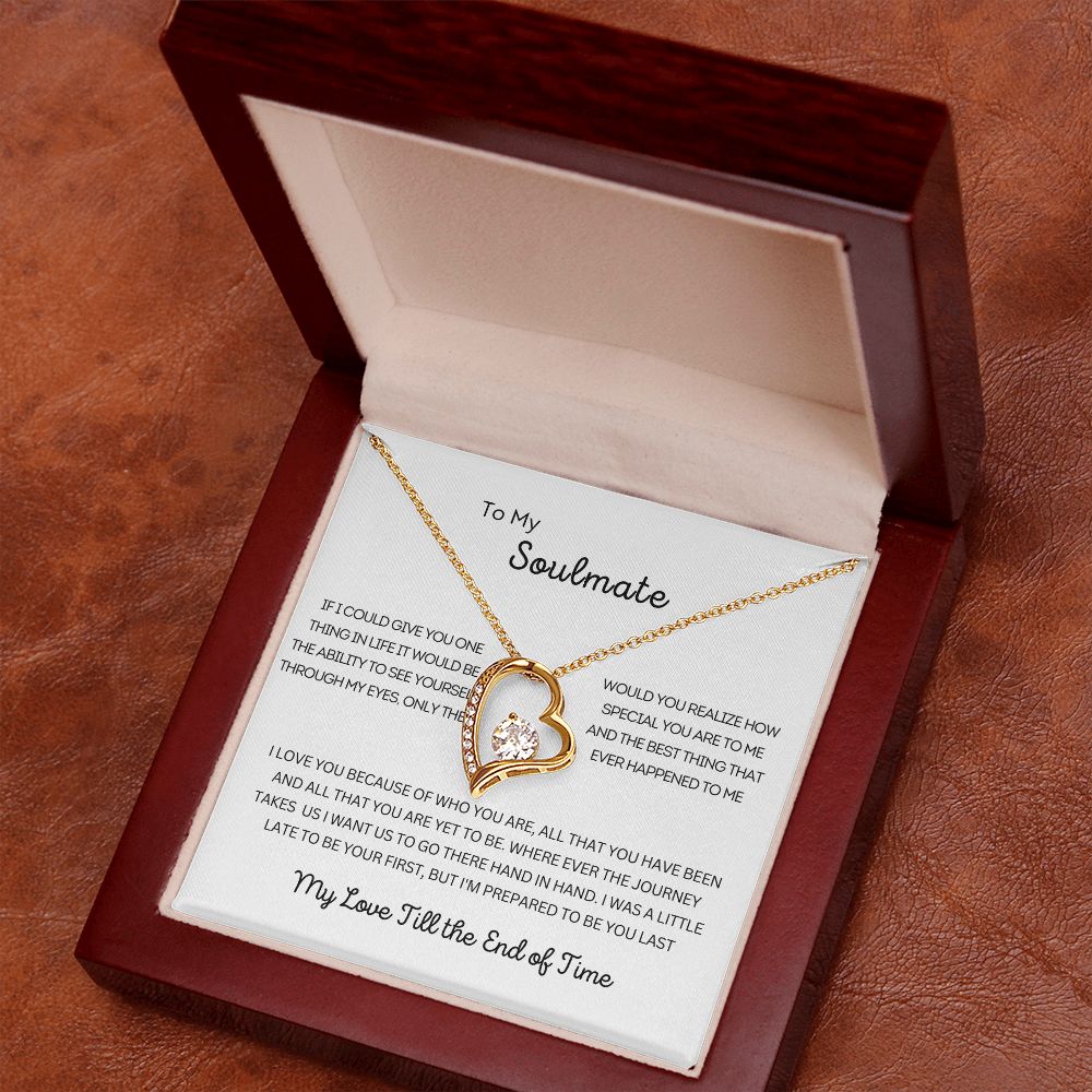To My Soulmate | Forever Love Necklace