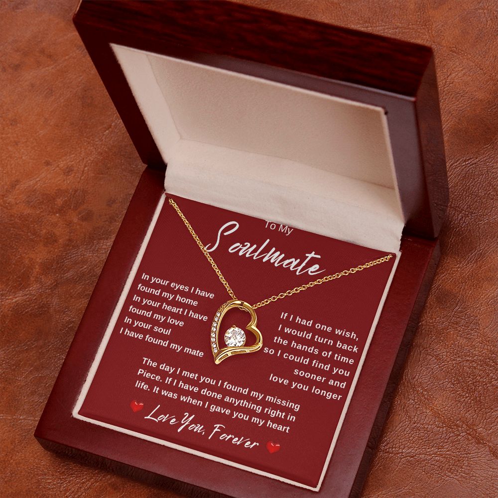 To My Soulmate | Forever Love Necklace