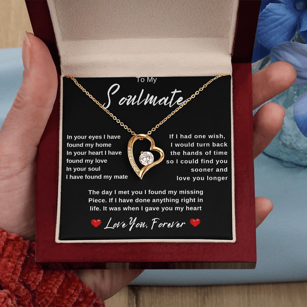 To My Soulmate | Forever Love Necklace