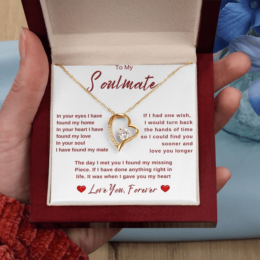 To My Soulmate | Forever Love Necklace