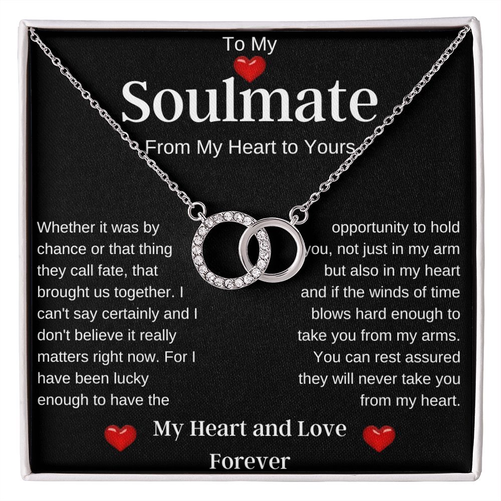 To My Soulmate | Perfect Pair Necklace