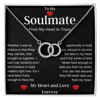 To My Soulmate | Perfect Pair Necklace