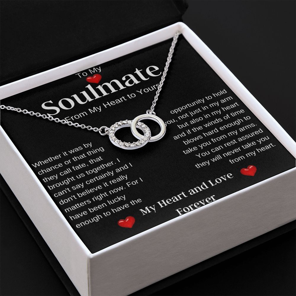 To My Soulmate | Perfect Pair Necklace