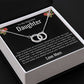 To My Beautiful Daughter | Perfect Pair Necklace