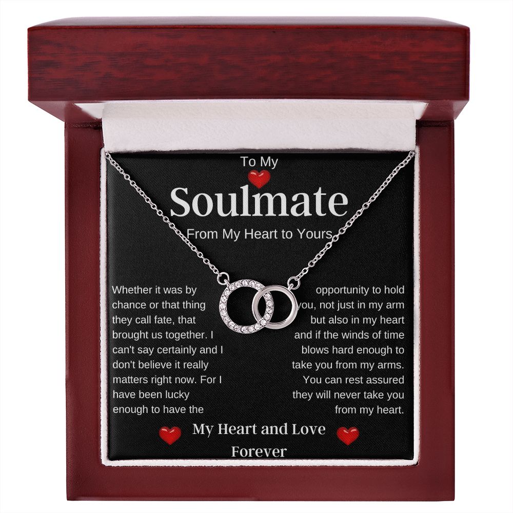 To My Soulmate | Perfect Pair Necklace