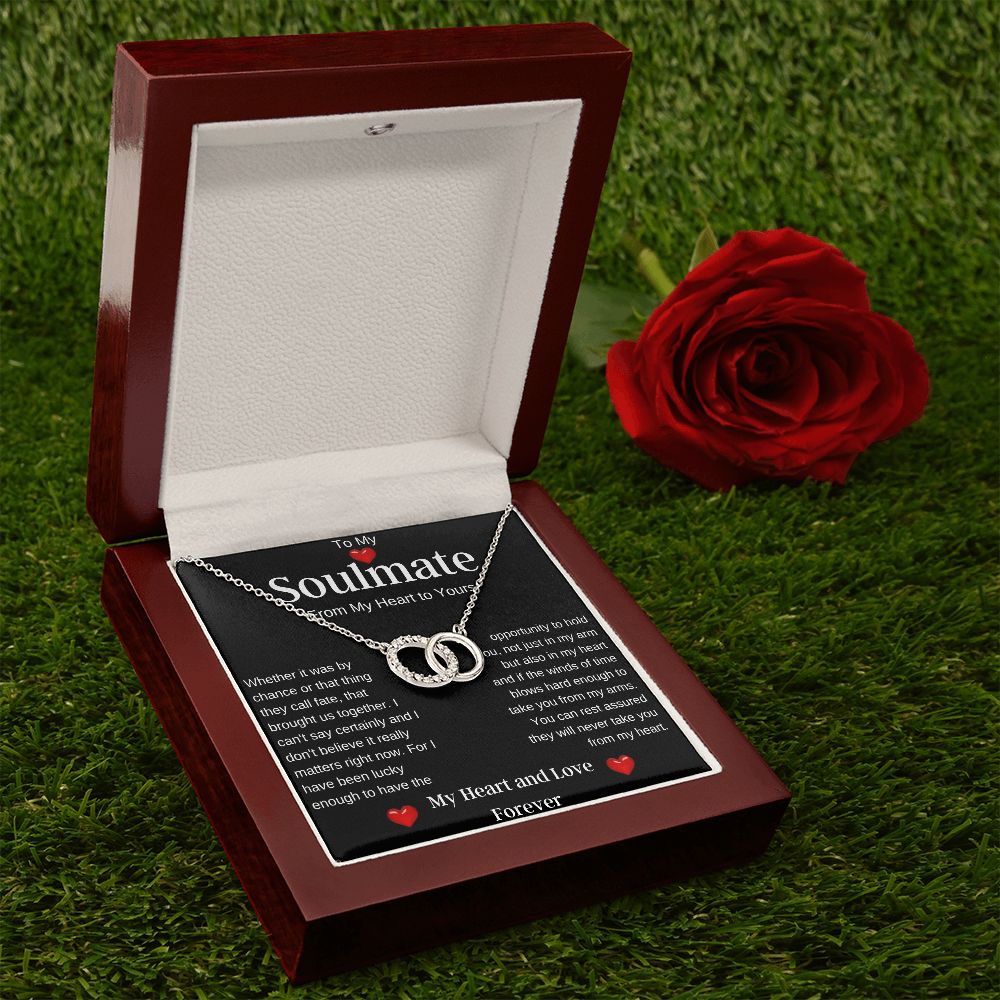 To My Soulmate | Perfect Pair Necklace