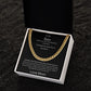 To My Son | Cuban Link Chain