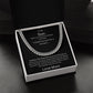 To My Son | Cuban Link Chain