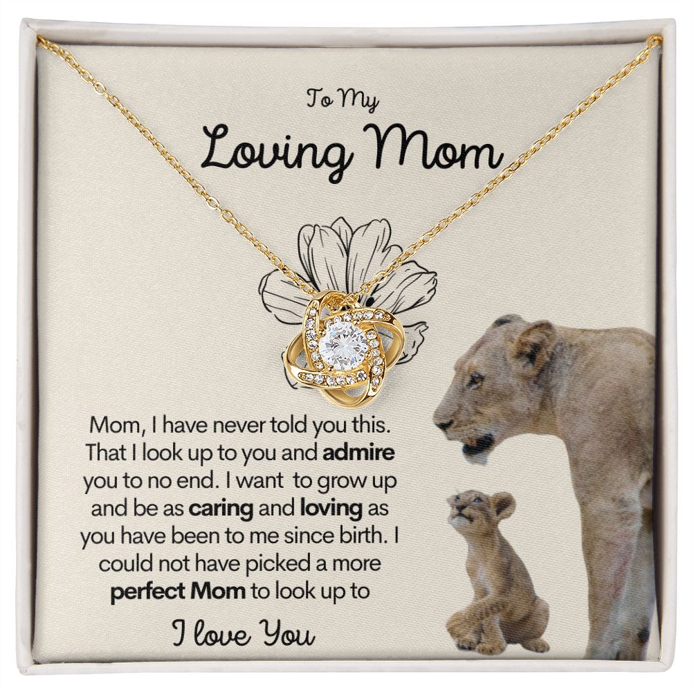 To My Mom | Love Knot Necklace