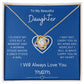 To My Daughter | Love Knot Necklace
