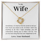To My Wife | Love Knot Necklace