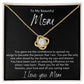 To My Mom | Love Knot Necklace