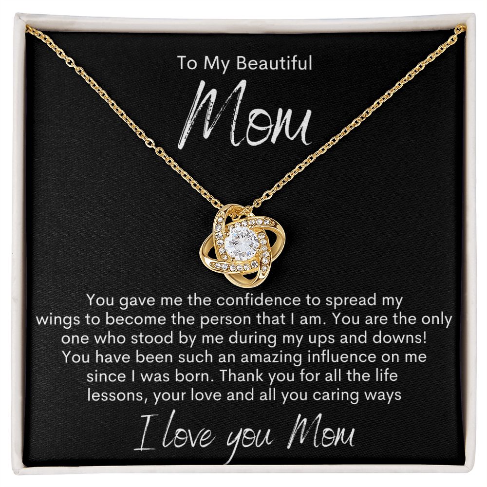 To My Mom | Love Knot Necklace
