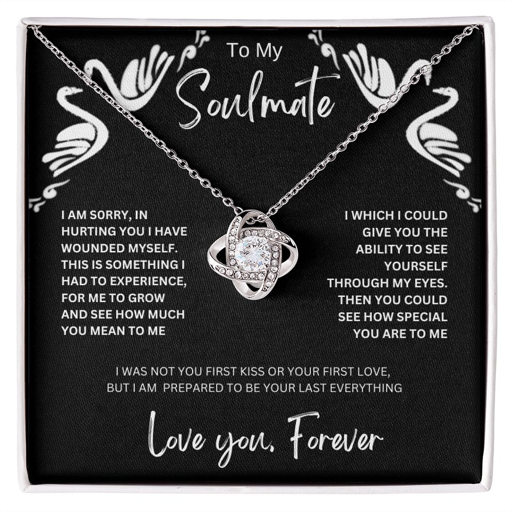 To My Soulmate | Love Knot Necklace