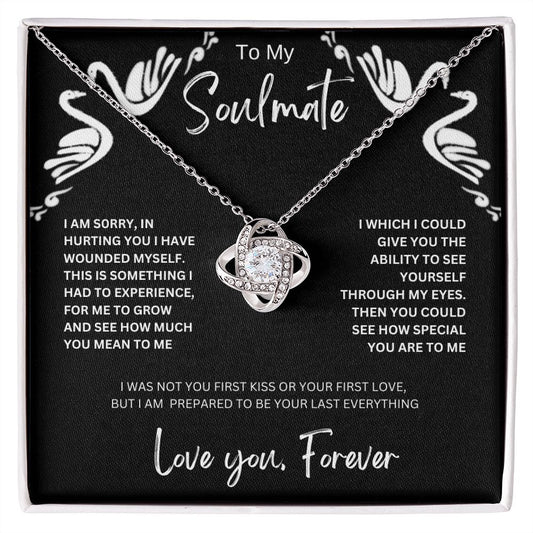 To My Soulmate | Love Knot Necklace