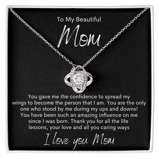 To My Mom | Love Knot Necklace