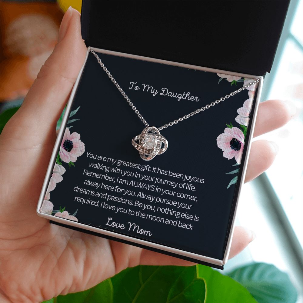 To My Daughter | Love Knot Necklace