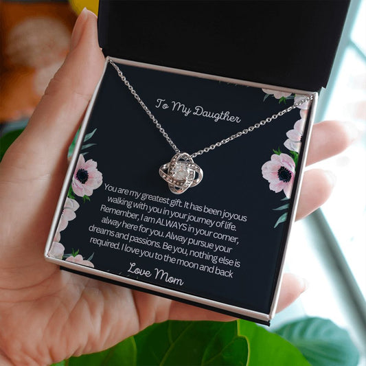 To My Daughter | Love Knot Necklace