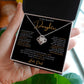 To My Daughter | Love Knot Necklace