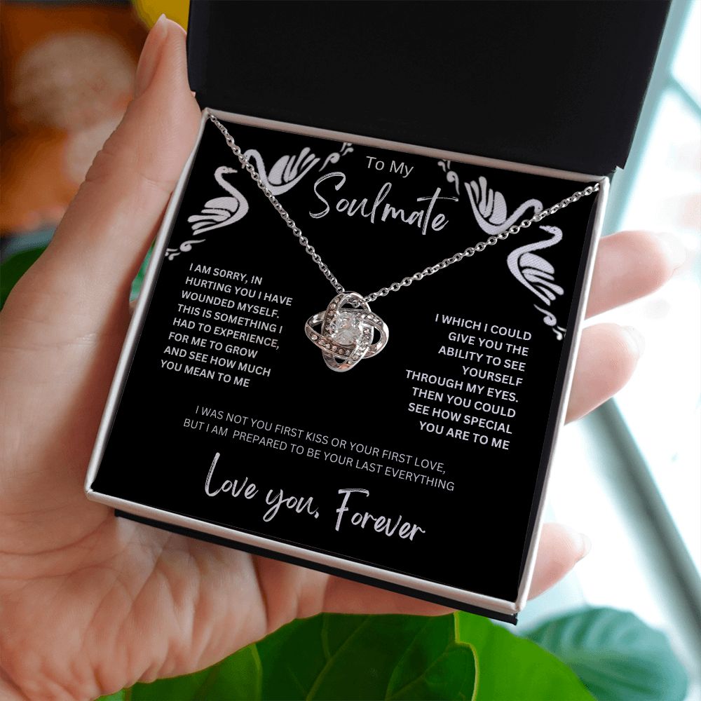 To My Soulmate | Love Knot Necklace