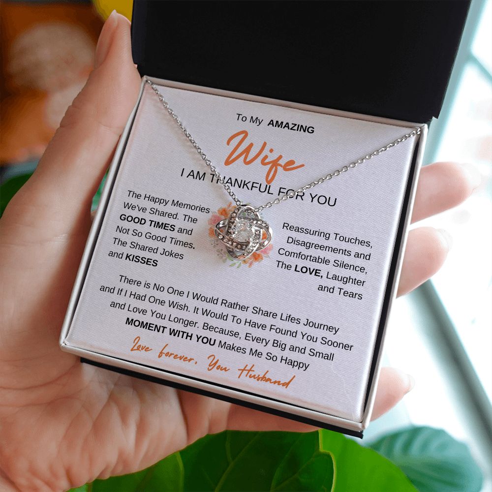 To My Amazing Wife | Love Knot Necklace