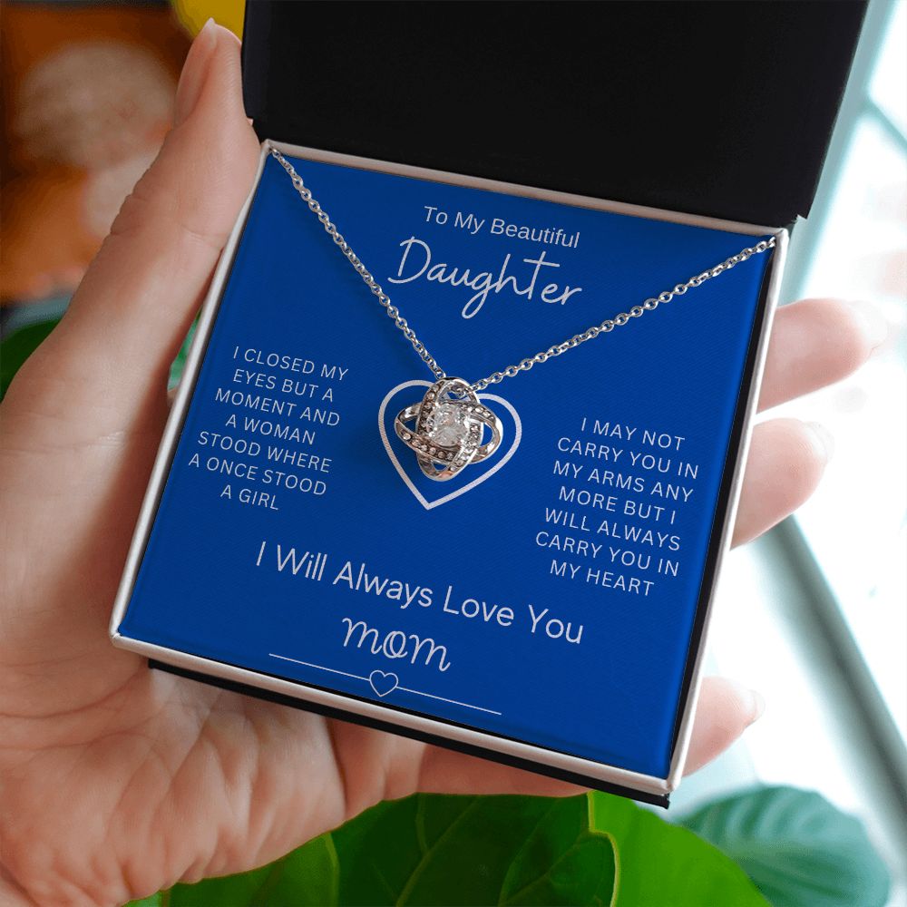 To My Daughter | Love Knot Necklace