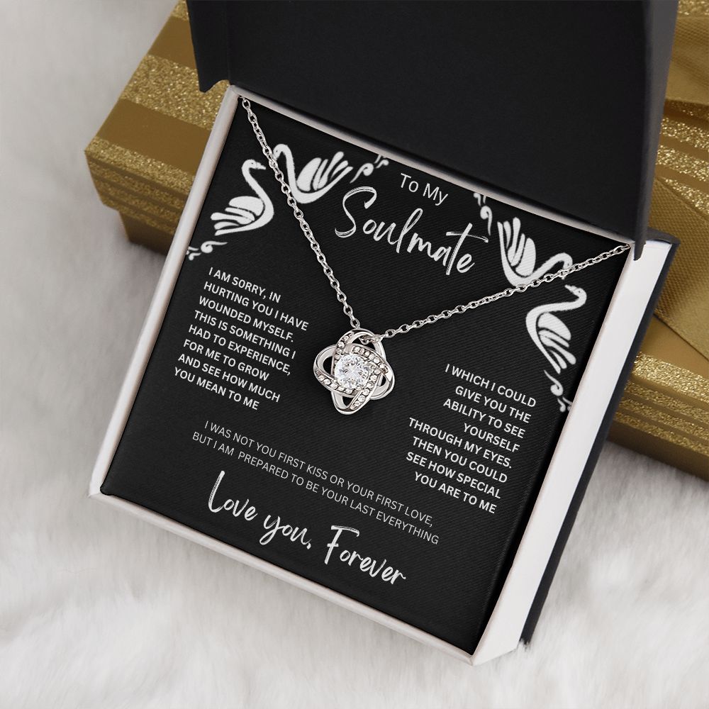 To My Soulmate | Love Knot Necklace