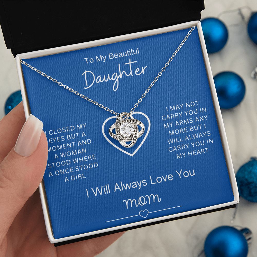 To My Daughter | Love Knot Necklace