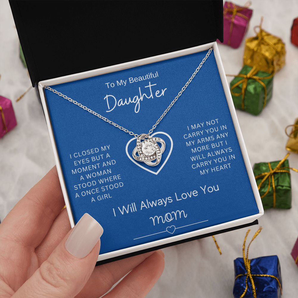 To My Daughter | Love Knot Necklace