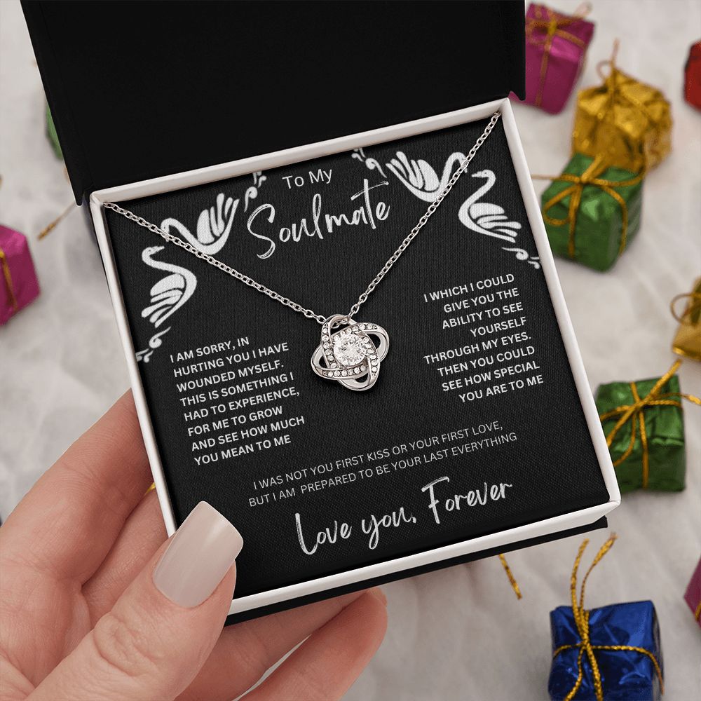 To My Soulmate | Love Knot Necklace