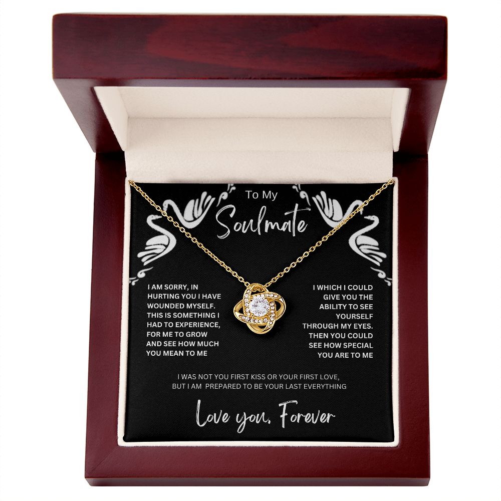 To My Soulmate | Love Knot Necklace