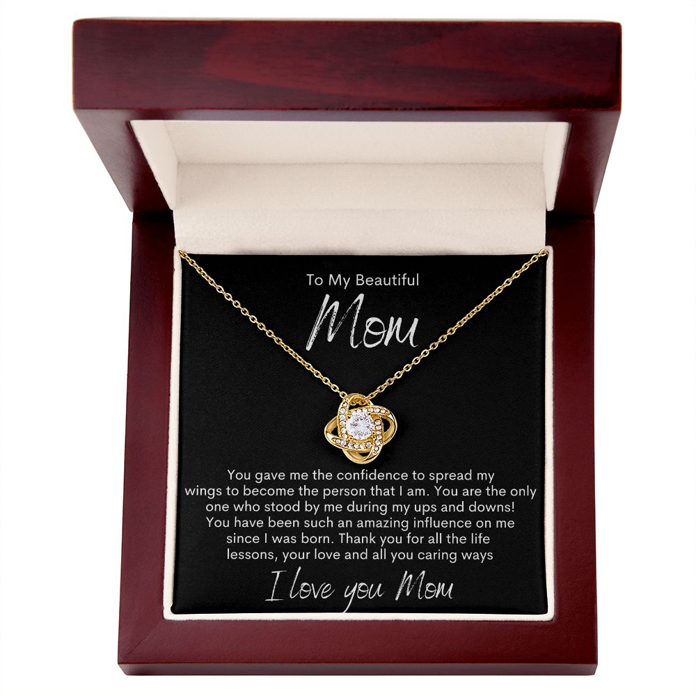 To My Mom | Love Knot Necklace