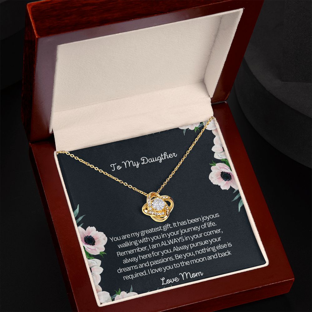 To My Daughter | Love Knot Necklace