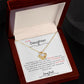To My Daughter From Dad | Love Knot Necklace