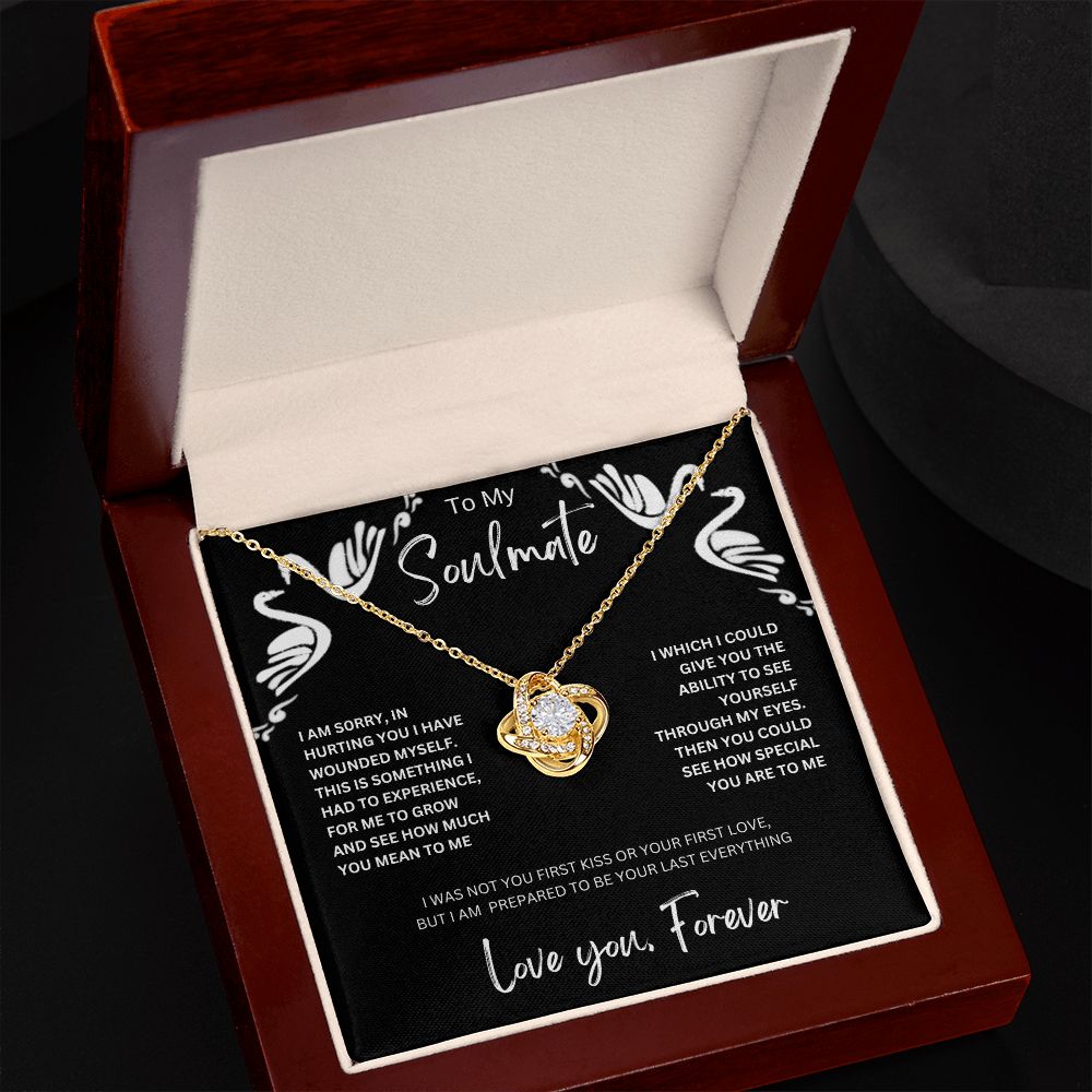 To My Soulmate | Love Knot Necklace