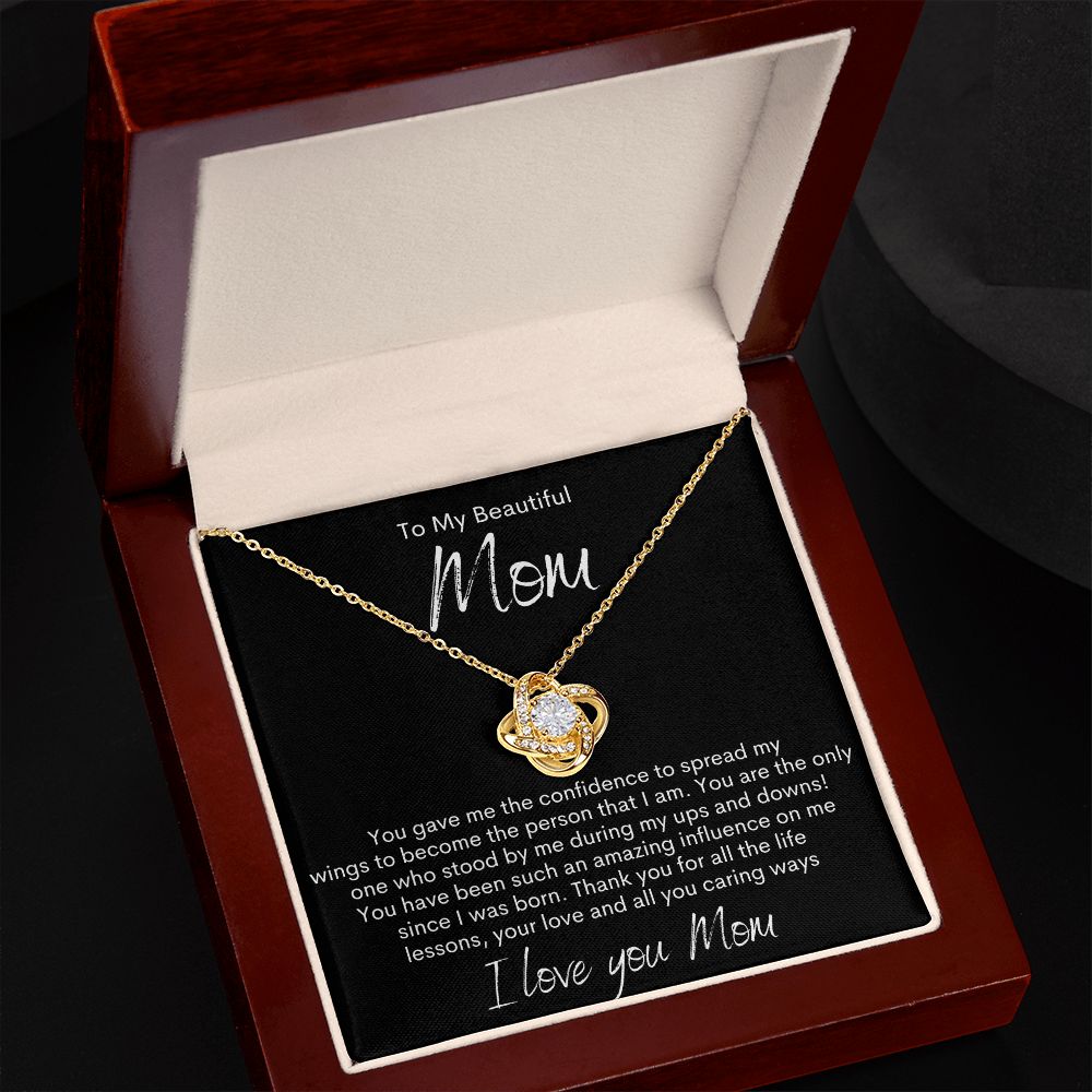 To My Mom | Love Knot Necklace